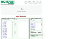 Desktop Screenshot of hdsm.horizonhge.com
